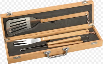 Tool Kitchen Scrapers High Gloss Rosewood Barbecue Kitchen Tongs - barbeque badge 