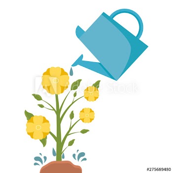 tools decoration gardening flat design