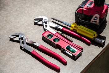 Tools Lined Up