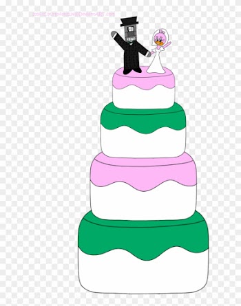 Toontown Wedding Cake {my Style} By Kirbyfan1234 - Birthday Cake
