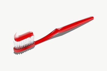 Tooth brush clipart, illustration vector. | Free Vector - rawpixel