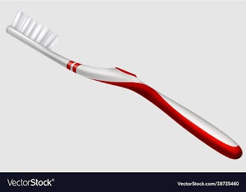 tooth brush isolated on a white background eps