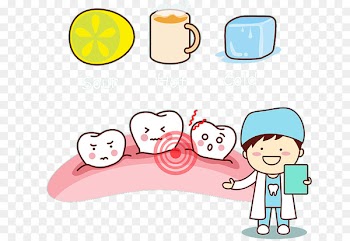 Tooth Dentistry Cartoon Illustration - Cartoon dentist teeth 