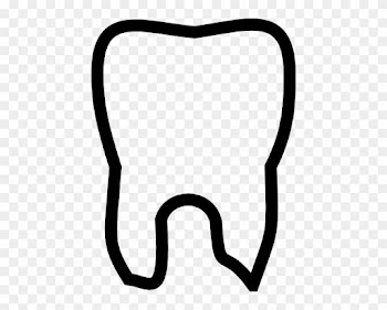 Tooth Images Clip Art Tooth Outline Clip Art At Clker - Tooth Outline Clipart