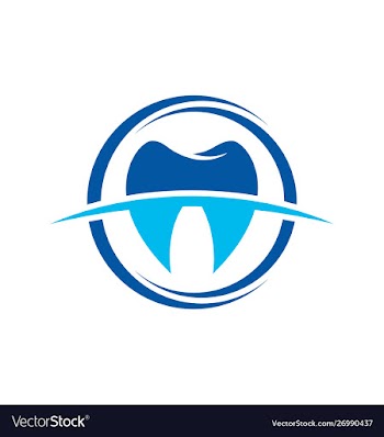 Tooth logo design dental clinic logo vector image