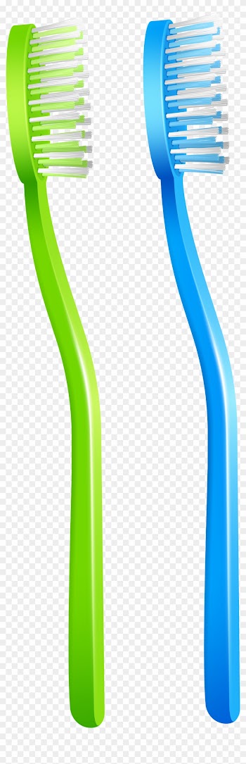 Toothbrush Clipart Blue - Bicycle Frame