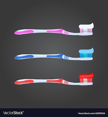 toothbrush in three color