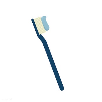 Toothbrush with blue paste isolated graphic i.. | Free stock vector - 429419