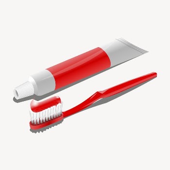 Toothpaste, brush clipart, illustration psd. | Free PSD - rawpixel