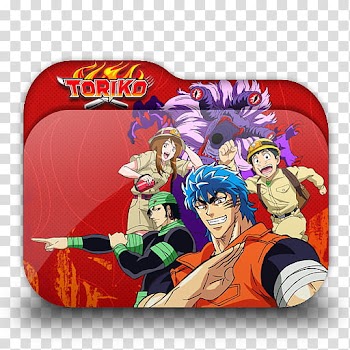 Top Anime Folder Icon, Toriko anime transparent background PNG clipart