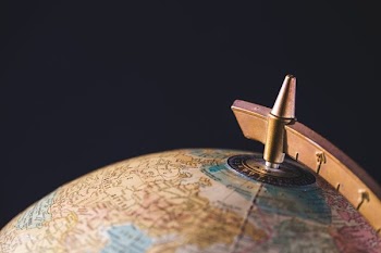 Top Of Antique Globe