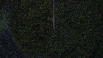 top view of an island