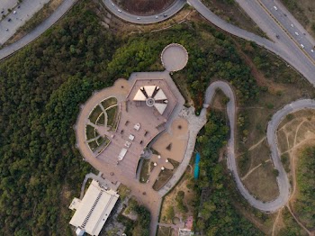Top View of Facility Surrounded by Trees