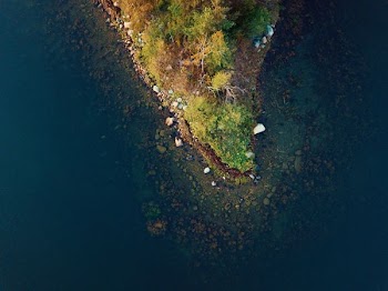 top view of island