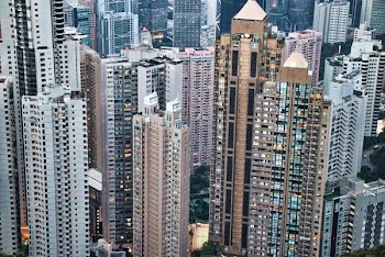 Top View Of Skyscrapers