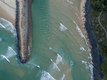 Top View Photo of Beach