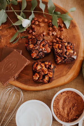 Top View Photo Of Chocolate Brownie