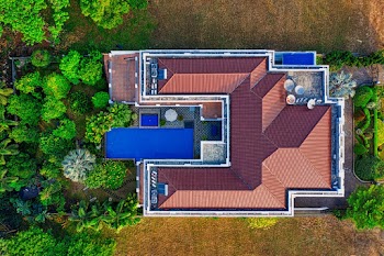 Top View Photo of House