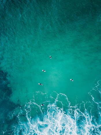 Top View Photo of Ocean