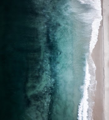 Top View Photo of Seashore