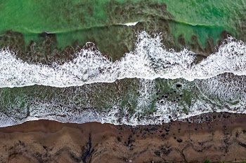 Top View Photo of Seashore