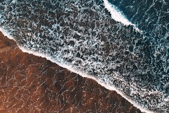 Top View Photo of Seashore
