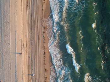 Top View Photo of Seashore
