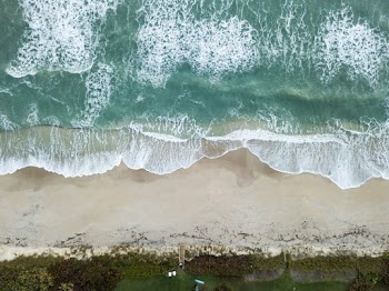 Top View Photo of Seashore