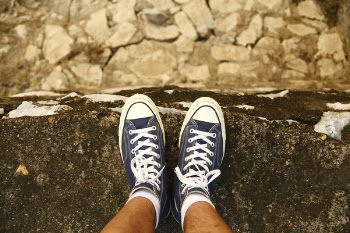 Top View Photo of Shoes