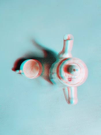 Top View Photo of Teapot