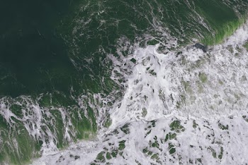 Top View Photo Sea Waves