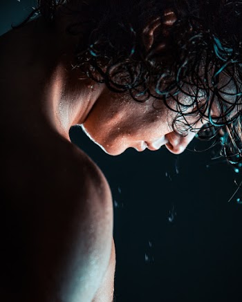 Topless Man Close-up Photo