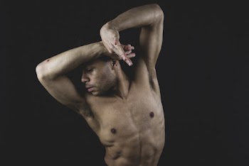 Topless Man Posing