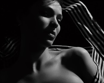 Topless Woman Looking Down
