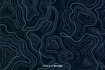 Topographic lines background Free Vector