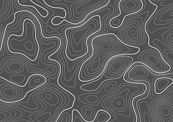Topography contour map design Free Vector