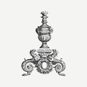 Torch holder clipart, vintage illustration | Free PSD Illustration - rawpixel