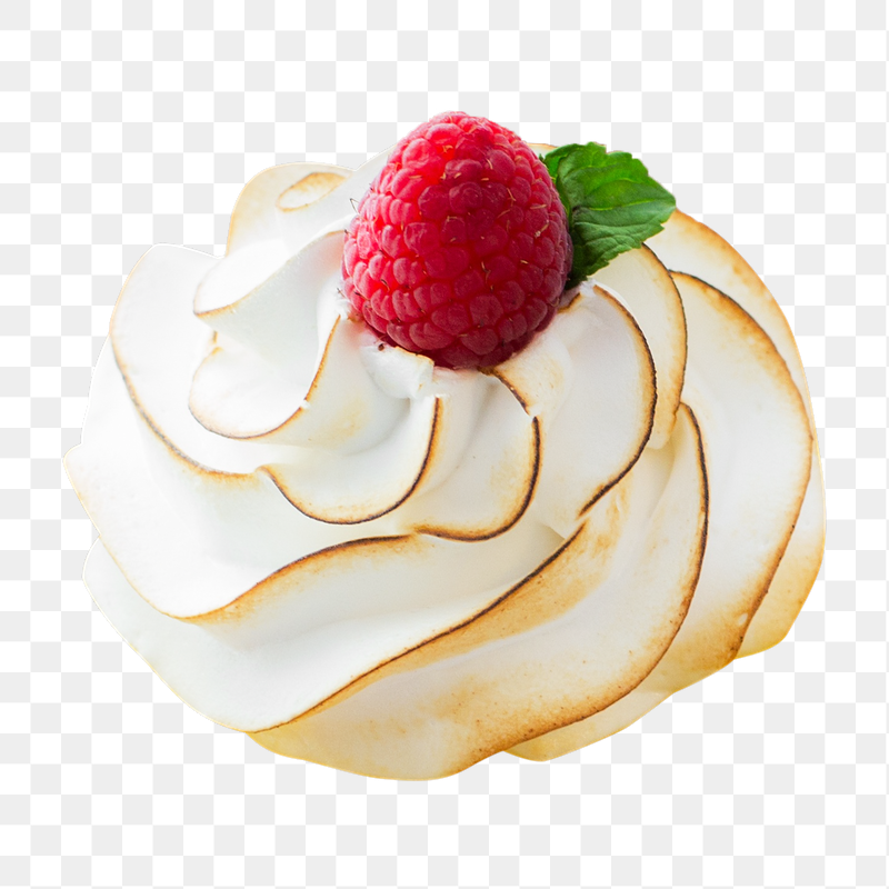 Torched meringue png sticker, transparent | Free PNG - rawpixel