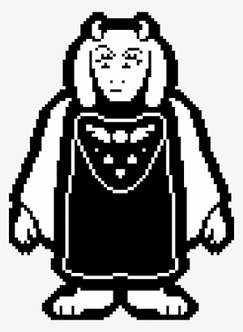 Toriel Battle Sprite Png - Undertale Toriel Battle Sprite - Free ...
