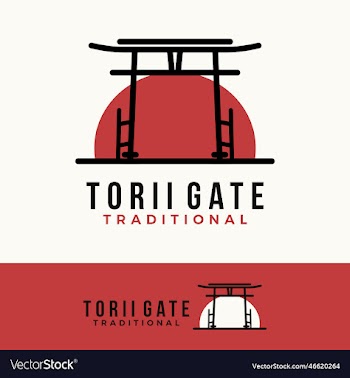 torii gate japanese landmark building