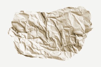 Torn crumpled paper sticker, journal | Free PSD - rawpixel