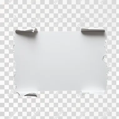 Torn Edges: A Minimalist Landscape Note on a Black Background Torn Edges: A Minimalist Landscape Note on a Black Background