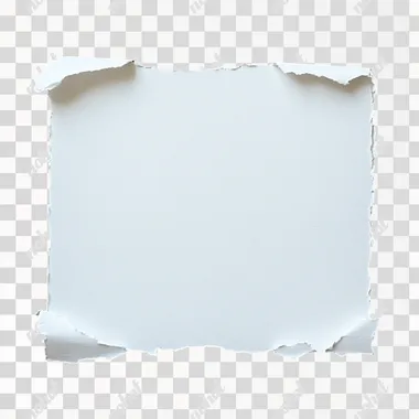 Torn Edges: The Simple Aesthetic of a Blank Note Torn Edges: The Simple Aesthetic of a Blank Note