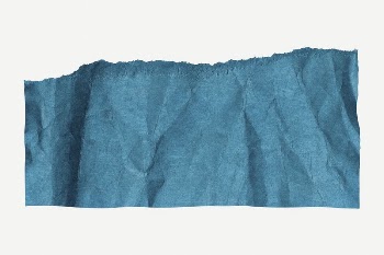 Torn teal paper sticker, journal | Free PSD - rawpixel