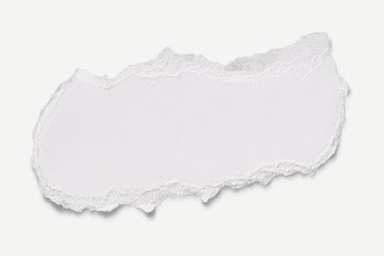 Torn white paper sticker, journal | Free PSD - rawpixel