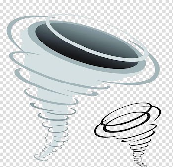 Tornado Cartoon Drawing , Simple tornado line drawing transparent background PNG clipart