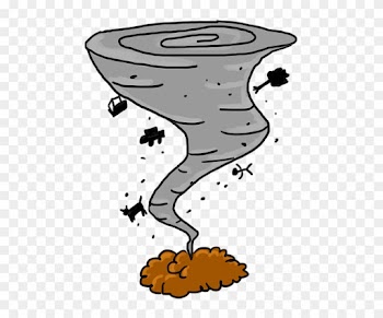 Tornado, Cyclone, Twister, Storm, Windstorm - Natural Disasters Clip Art