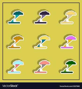 Tornado hurracian disaster twister collection vector image