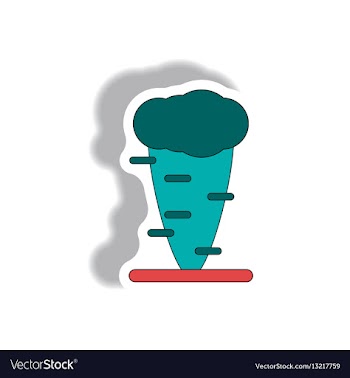 Tornado hurracian disaster twister vector image