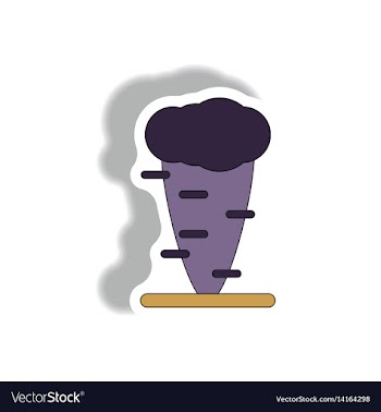 Tornado hurracian disaster twister vector image